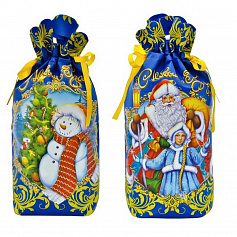 Под. Мешочек Новогодняя семейка Синий (М1000С9079)