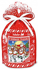 Мешочек На саночках красный 900 грамм
